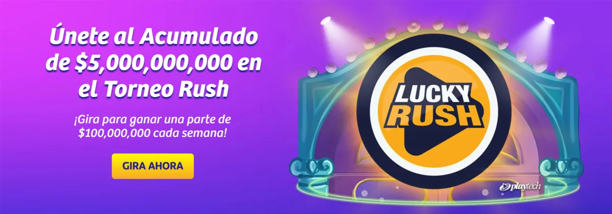 Banner de una campaña de un proveedor de juegos, servida al mercado chileno.